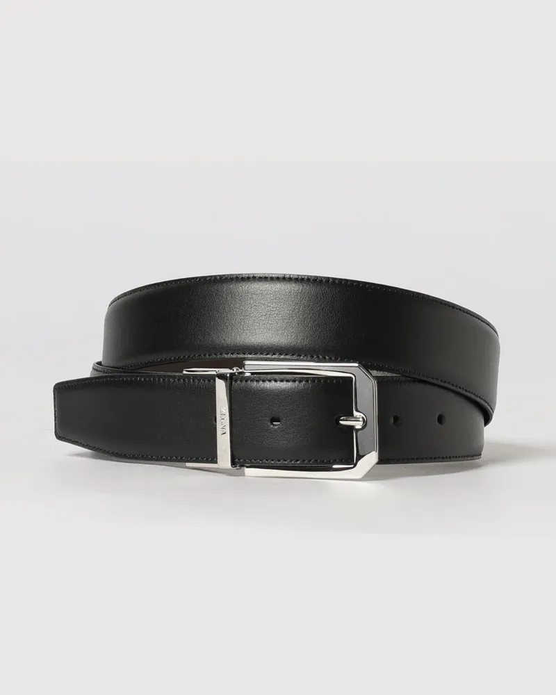 Ermenegildo Zegna Wendegürtel aus Leder Schwarz