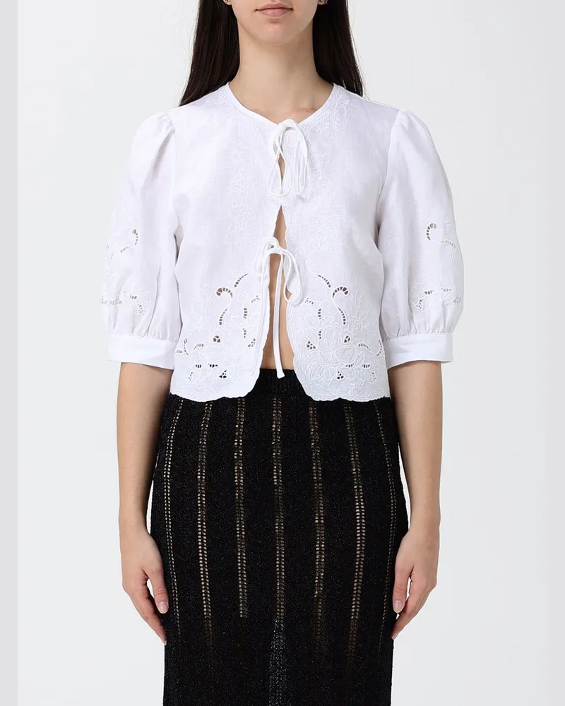 Twin-Set Top damen Weiß