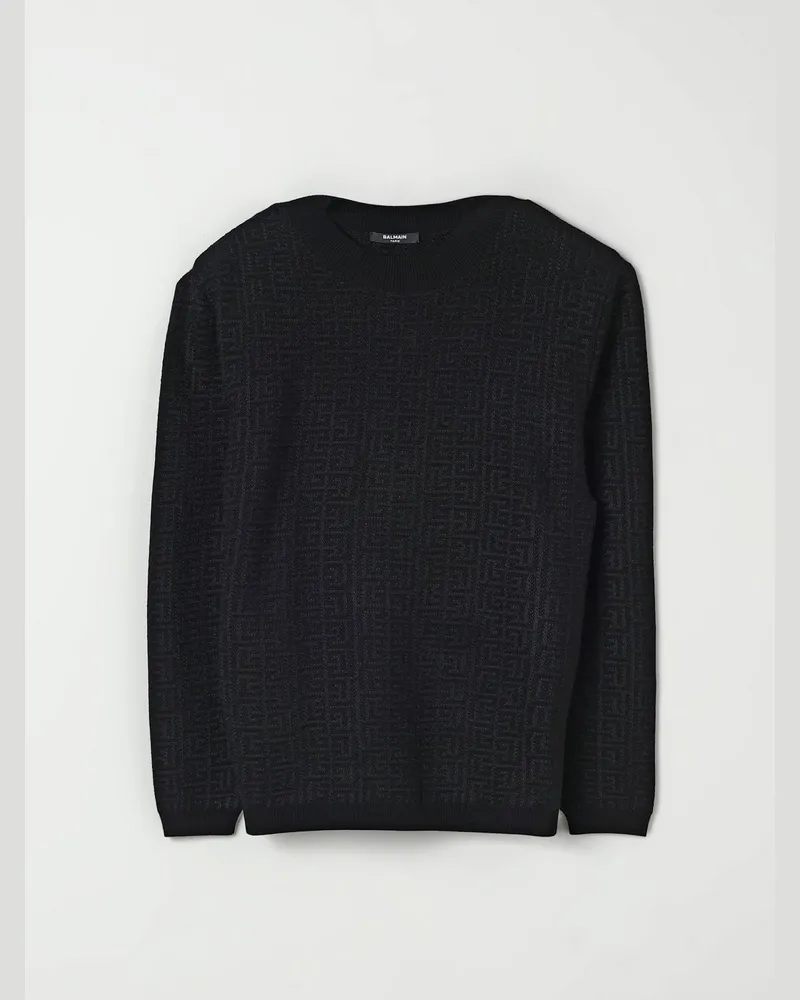 Balmain Pullover kinder Schwarz