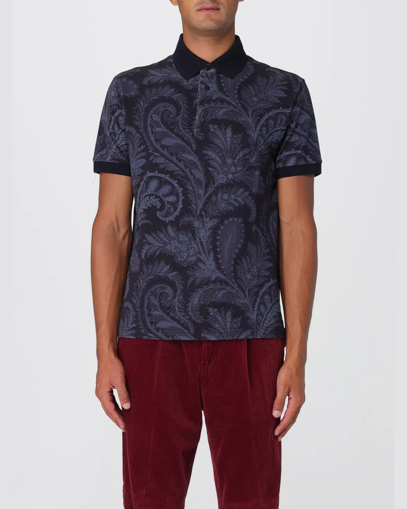 Etro Polo herren Navy