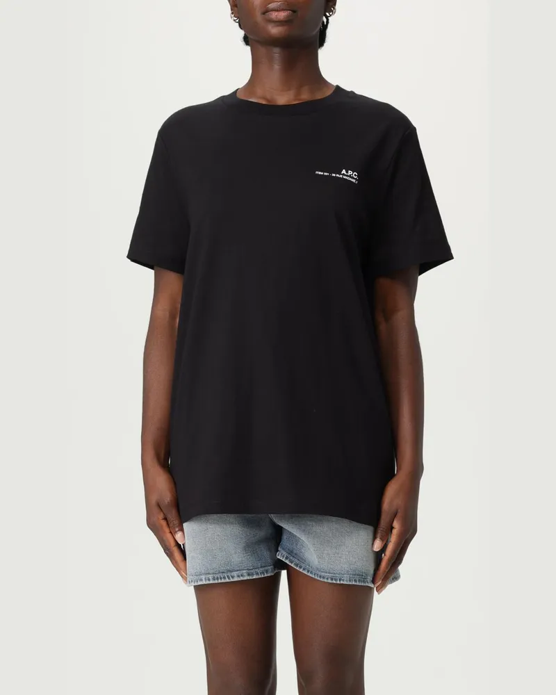 A.P.C. T-shirt damen Schwarz