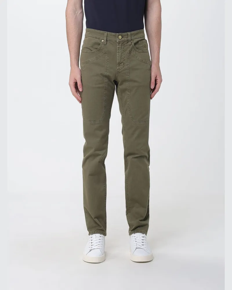Jeckerson John Slim Fit Hose aus Stretch-Baumwolle Military
