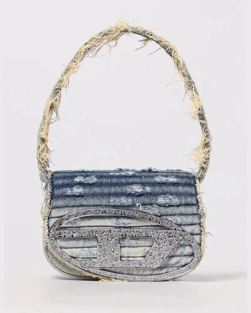 Diesel Schultertasche damen Hellblau