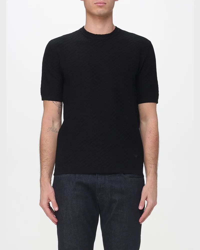 Emporio Armani T-shirt herren Schwarz