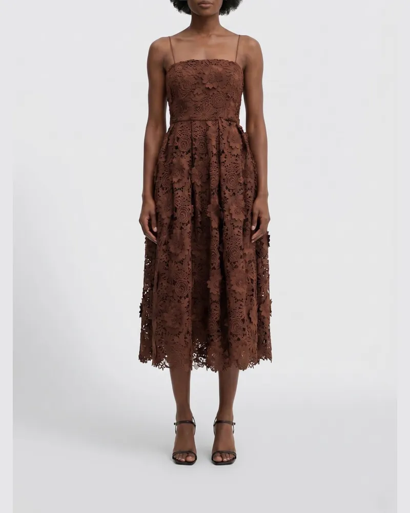 ROTATE Birger Christensen Kleid damen Braun