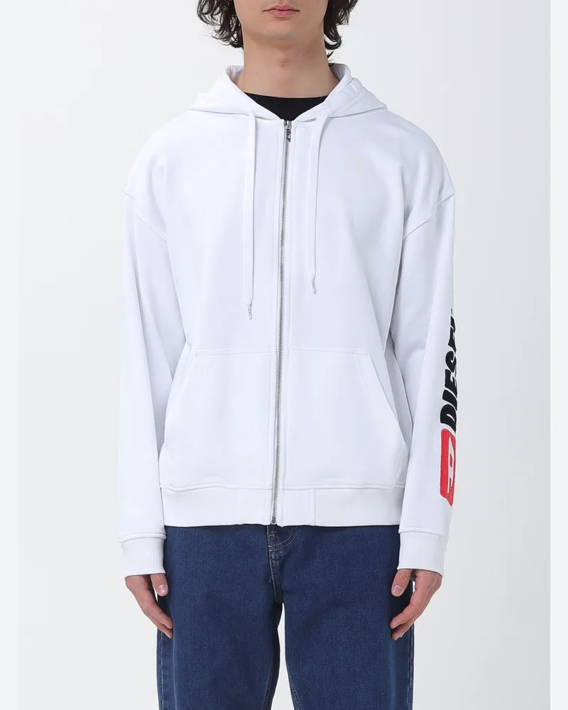 Diesel Sweatshirt herren Weiß