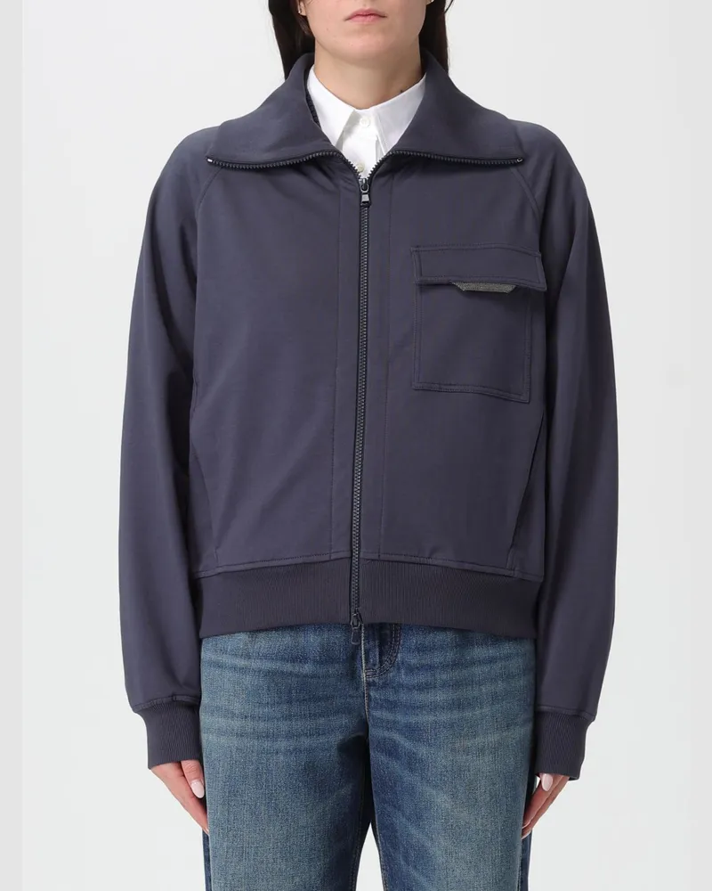 Brunello Cucinelli Pullover damen Blau