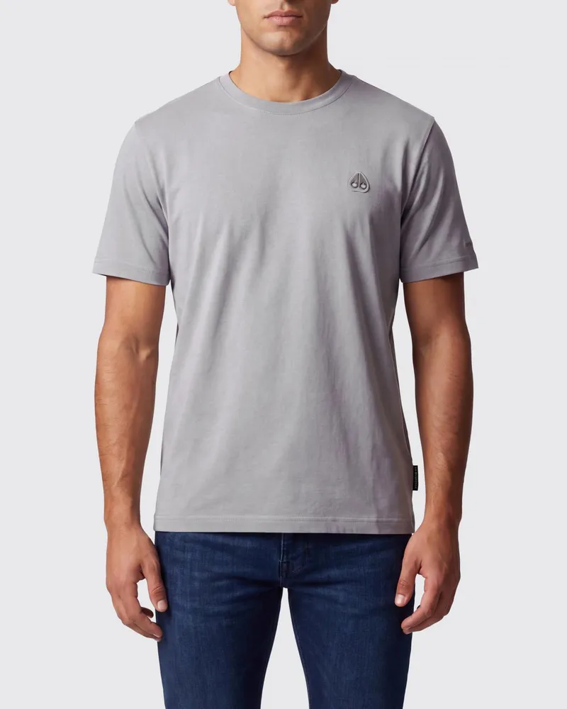 Moose Knuckles T-shirt herren Grau