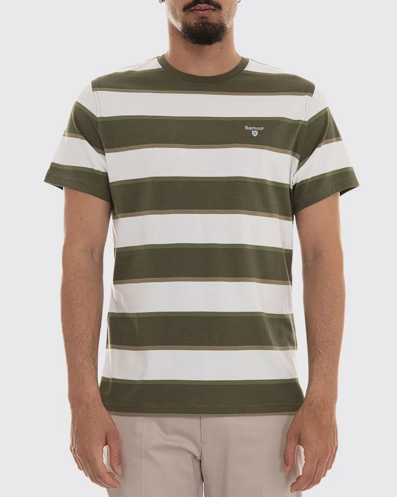 Barbour T-shirt herren Grün