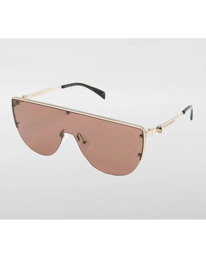 Alexander McQueen Sonnenbrillen Gold