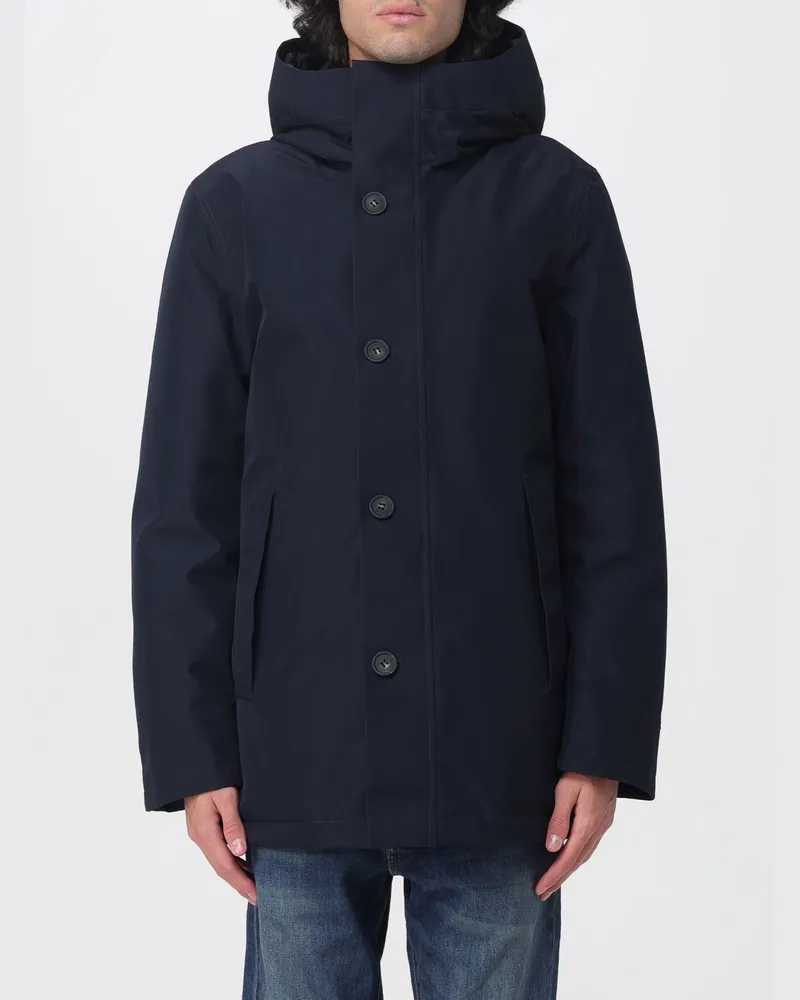 Woolrich Mantel herren Blau