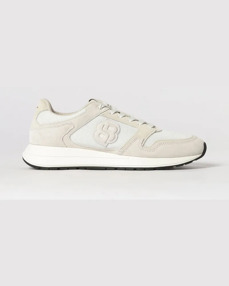 HUGO BOSS Sneakers aus Mesh und Wildleder Yellow