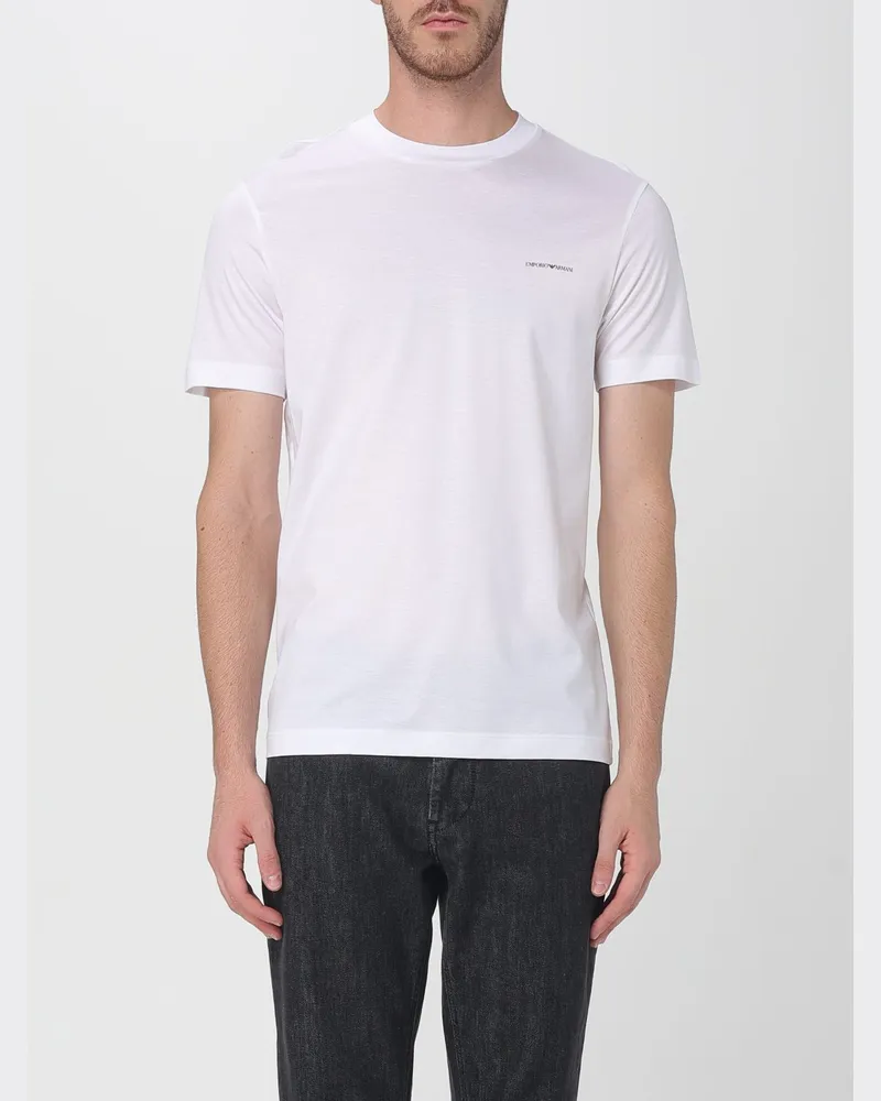 Emporio Armani T-shirt herren Weiß