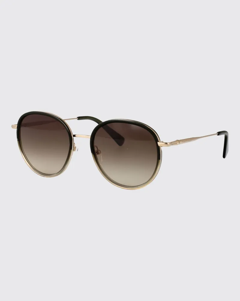 Longchamp Piloten-Sonnenbrille aus goldfarbenem Metall Gold