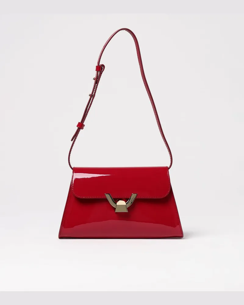 Coccinelle Schultertasche damen Weinrot