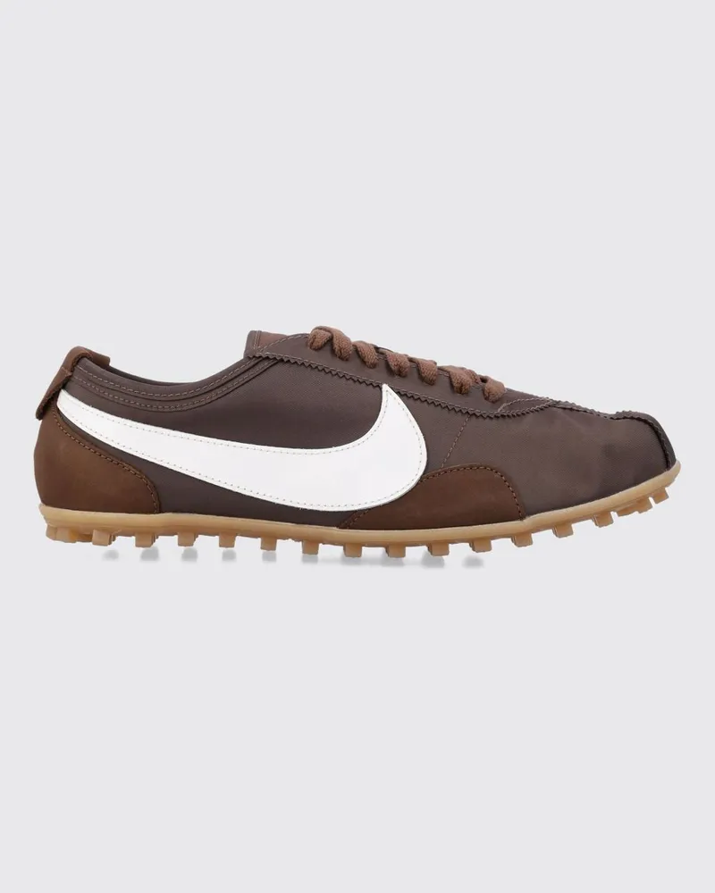 Nike Herren Moon Shoe OG Sneaker aus Nylon und Leder mit ikonischem Swoosh-Logo Kakao