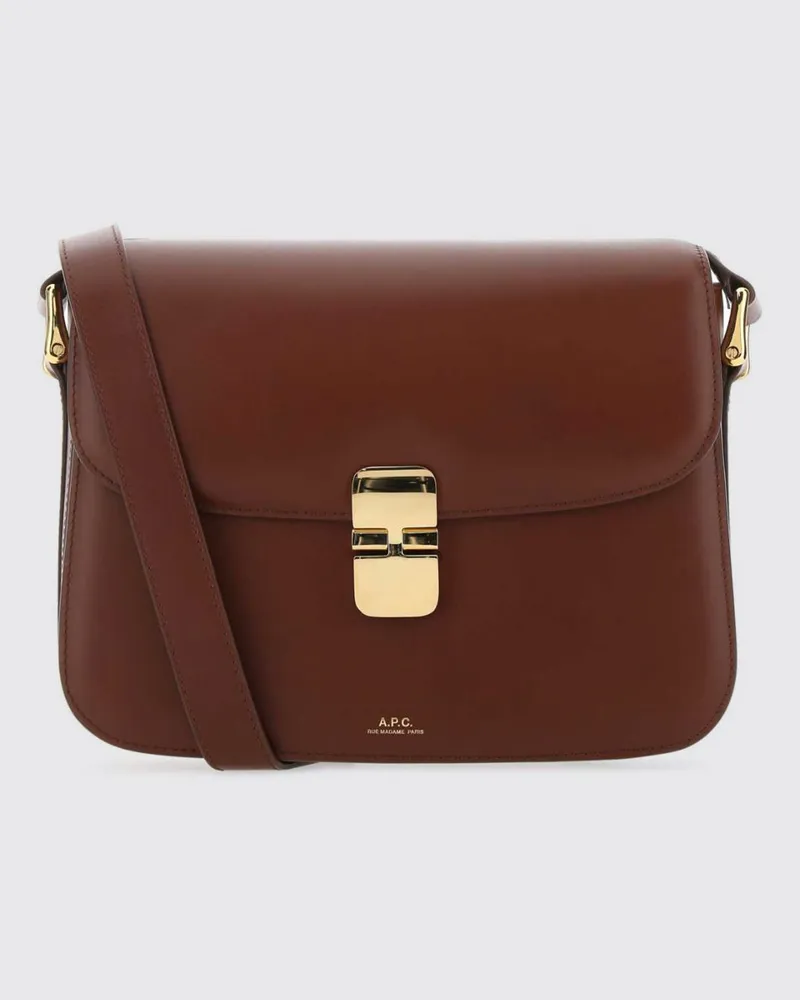 A.P.C. Handtasche damen Haselnuss
