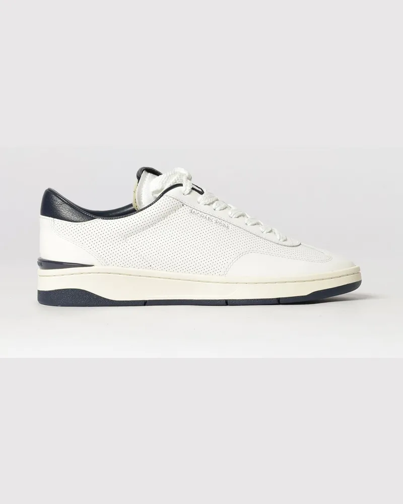 Michael Kors Low-Top-Sneakers Wilton aus perforiertem Kalbsleder Weiß