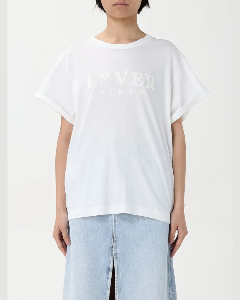 Pinko T-shirt damen Weiß