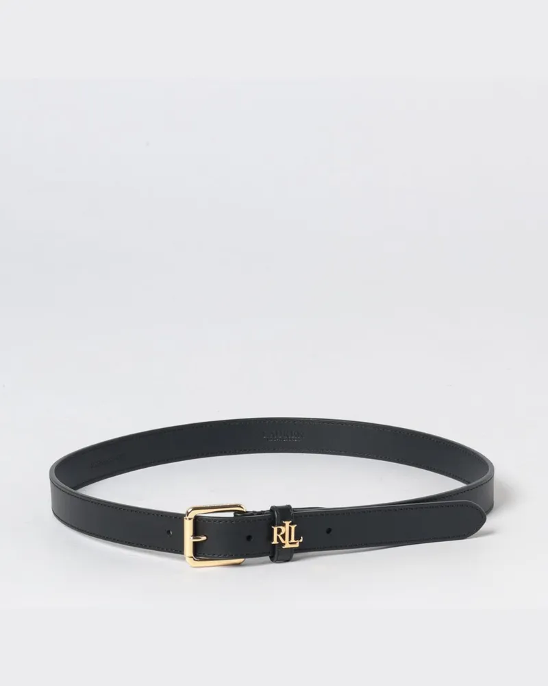 Ralph Lauren Ledergürtel Schwarz