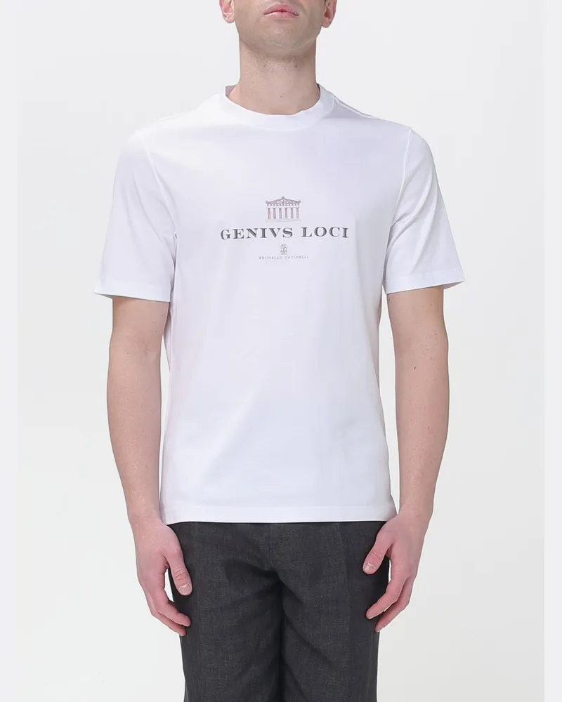 Brunello Cucinelli Polo herren Weiß