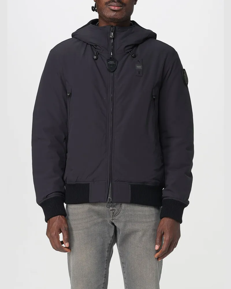 Blauer Jacke herren Schwarz