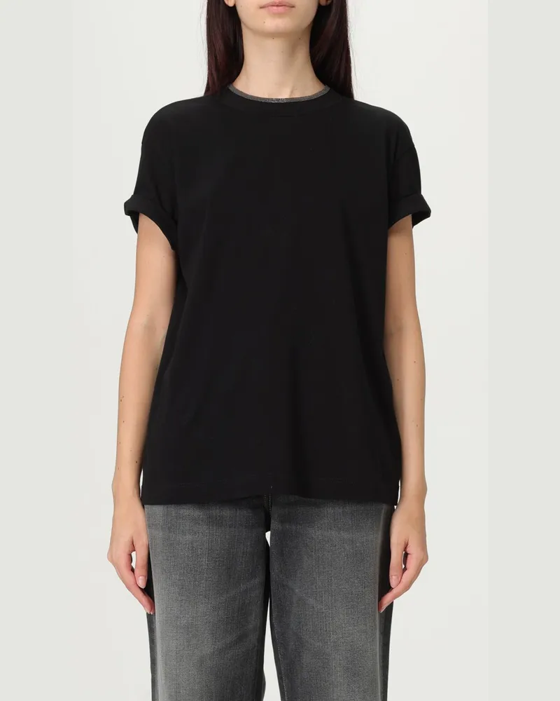 Brunello Cucinelli T-shirt damen Schwarz