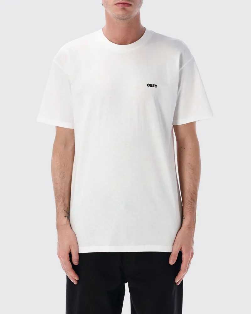 Obey T-shirt herren Weiß