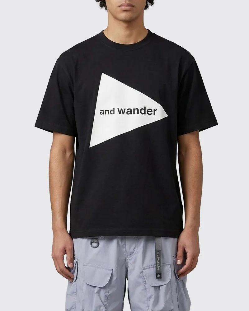 and wander T-shirt herren Schwarz