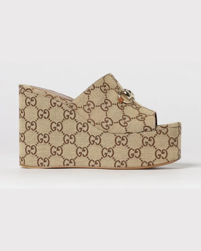 Gucci Flache sandalen damen Beige