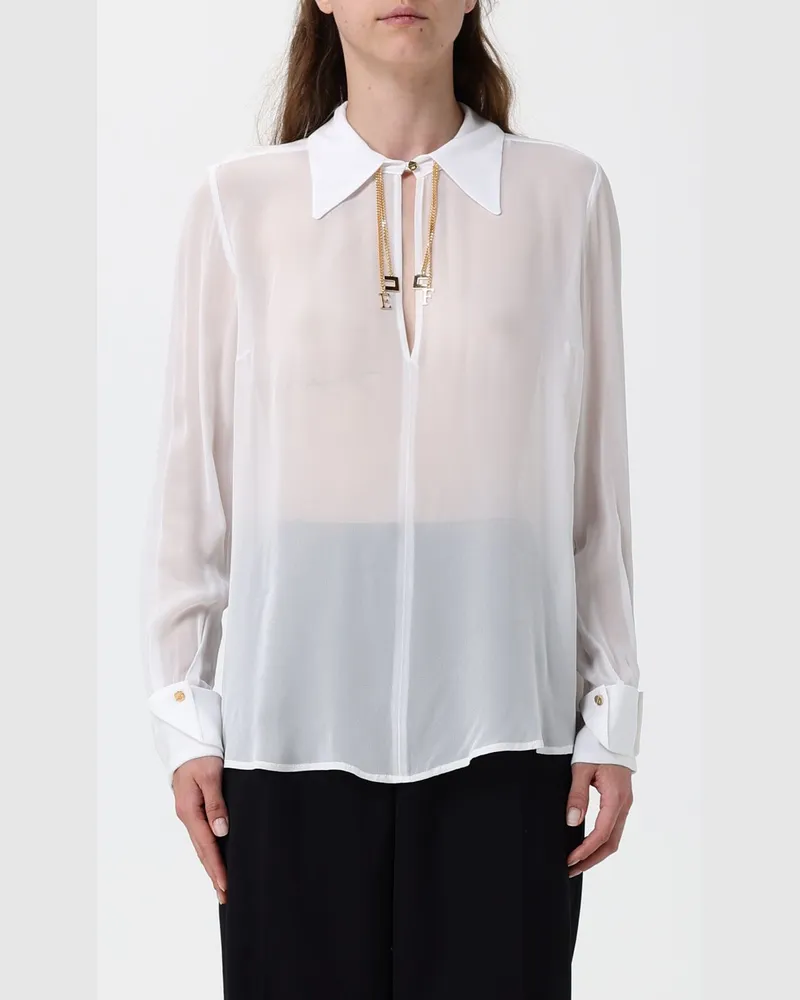 Elisabetta Franchi Hemdbluse damen Ivory