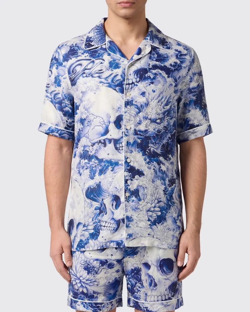 Philipp Plein Hemd herren Navy
