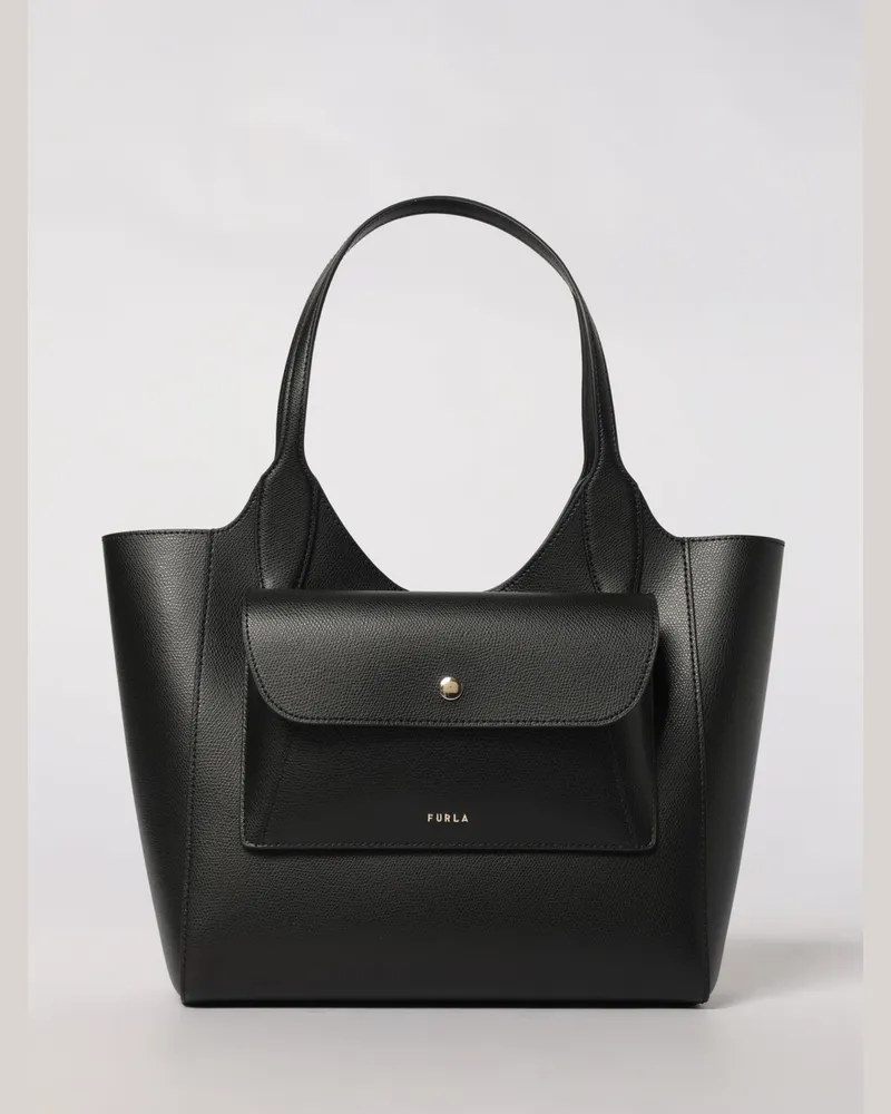 Furla Schultertasche damen Schwarz
