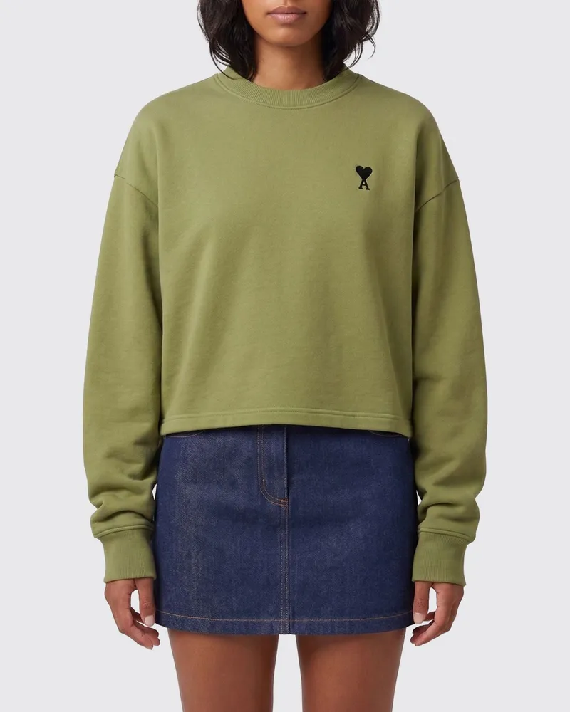 AMI Paris Sweatshirt damen Grün