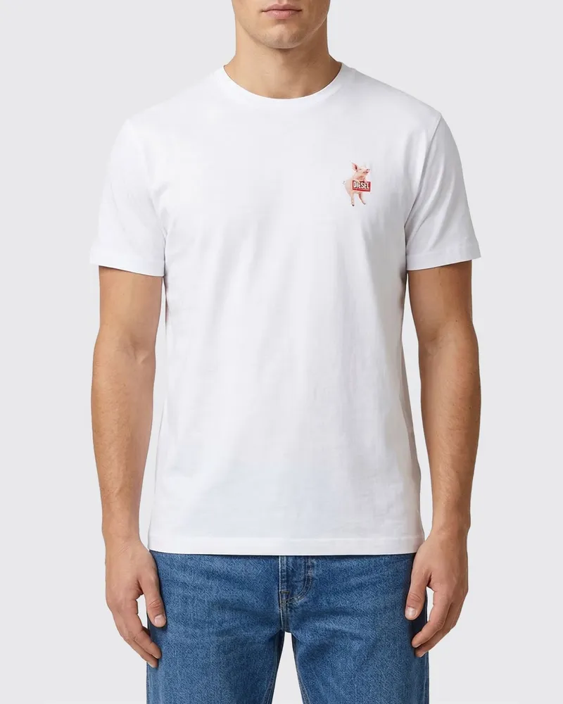 Diesel T-shirt herren Weiß