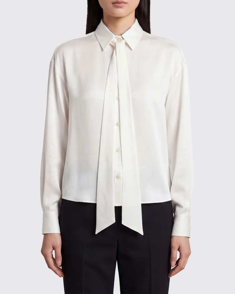 Brunello Cucinelli Hemdbluse damen Weiß