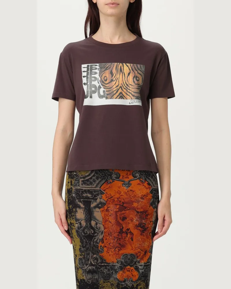 Jean Paul Gaultier T-shirt damen Braun