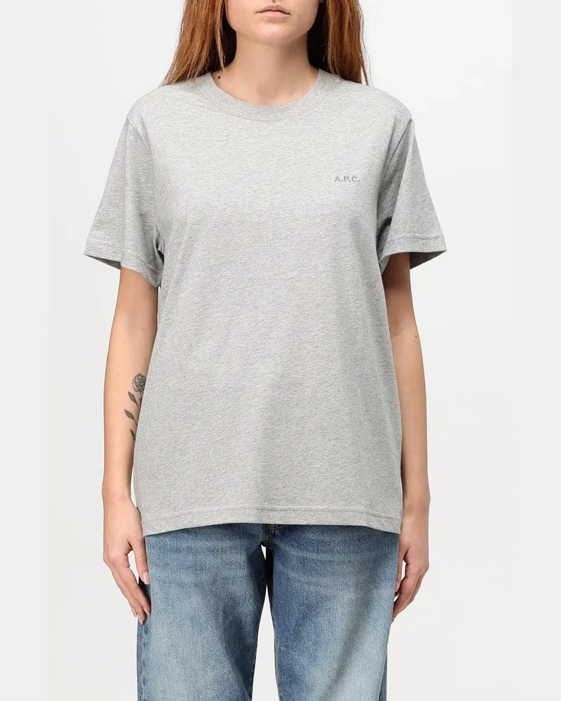 A.P.C. T-shirt damen Grau