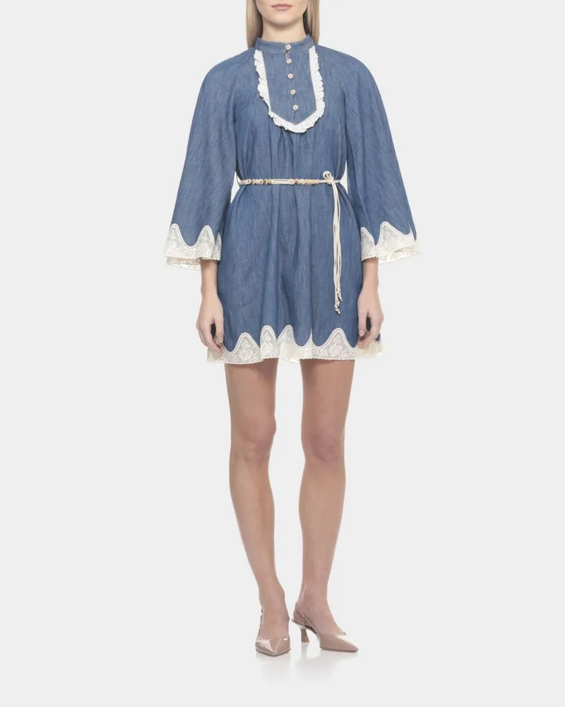 Zimmermann Kleid damen Blau