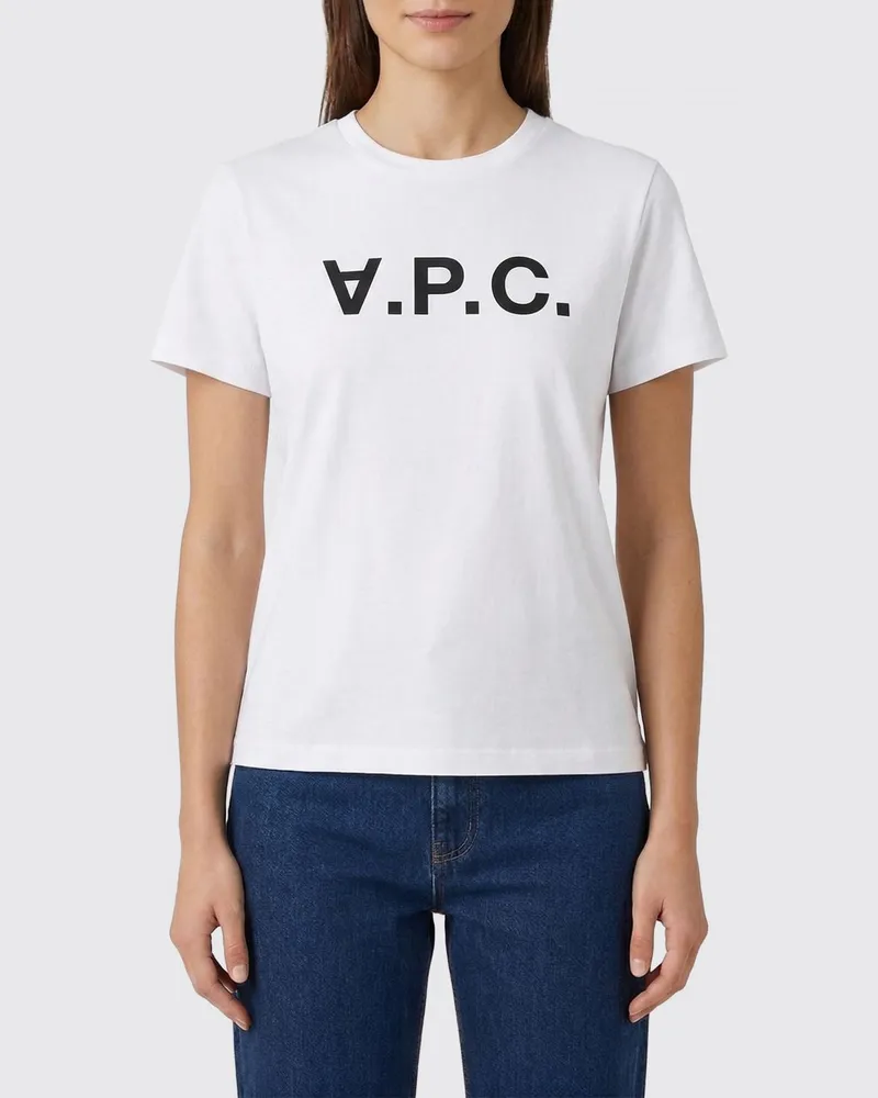A.P.C. T-shirt damen Weiß