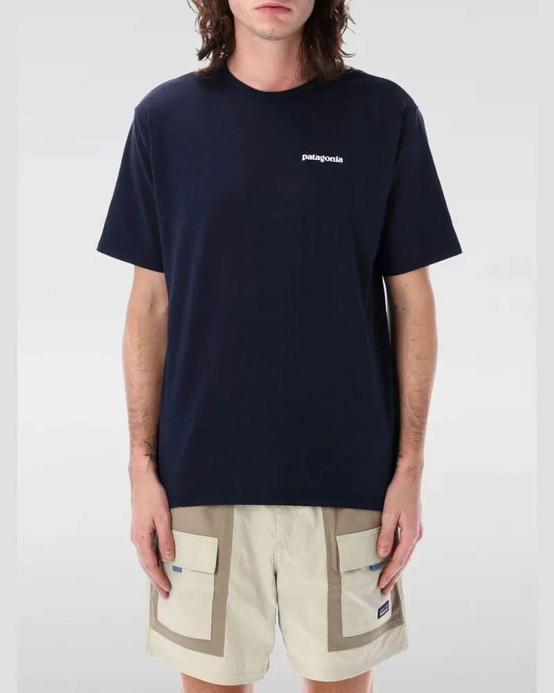 Patagonia T-shirt herren Blau
