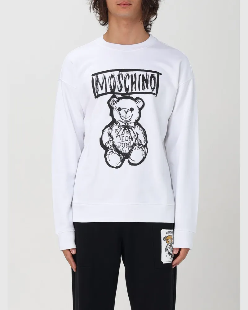 Moschino Sweatshirt Weiß