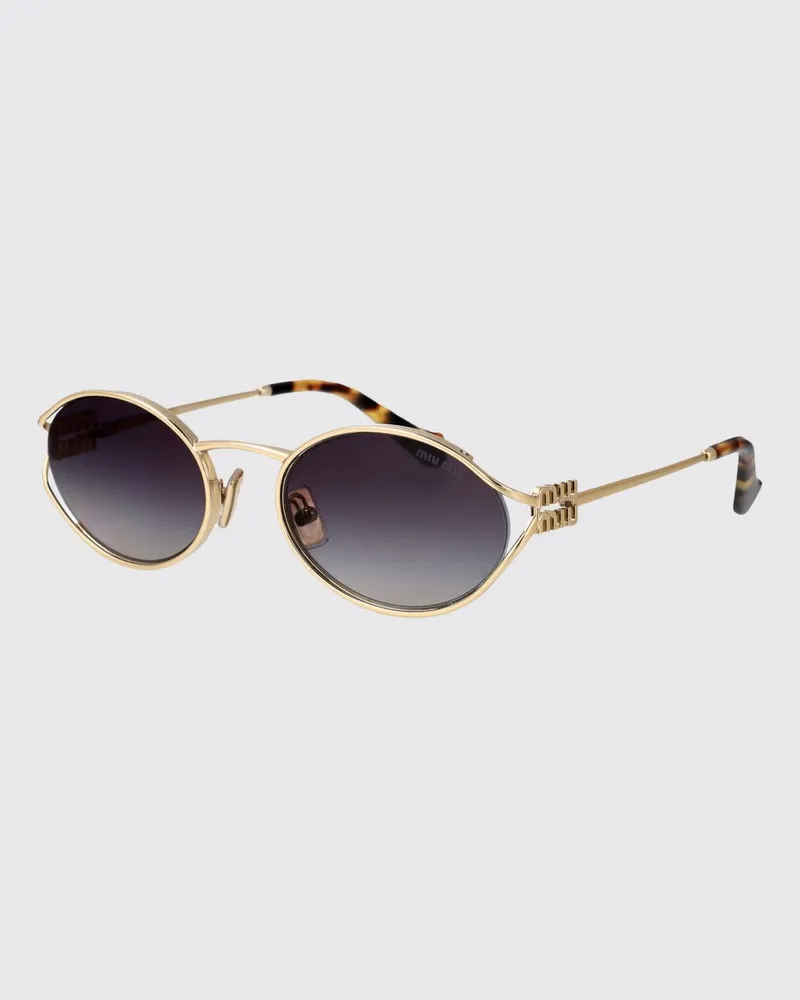 Miu Miu Sonnenbrille damen Gold