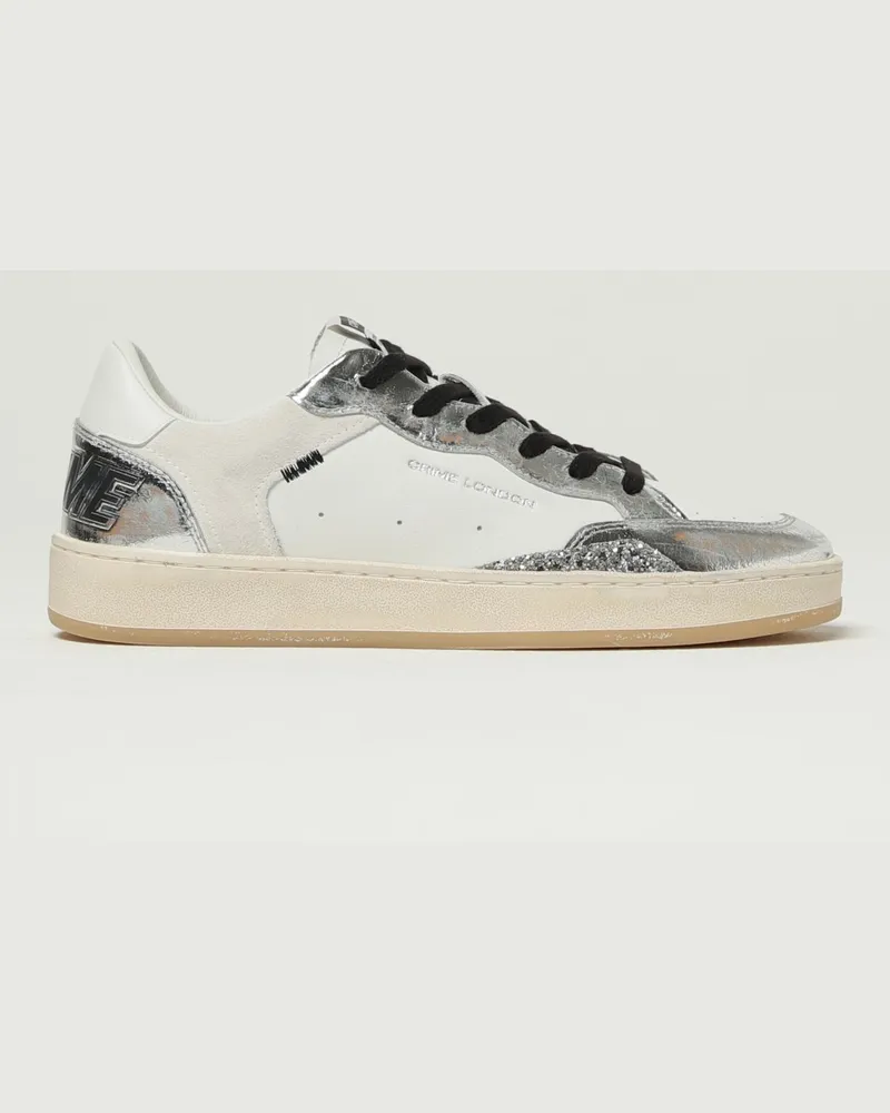 Crime Sneakers damen Silber