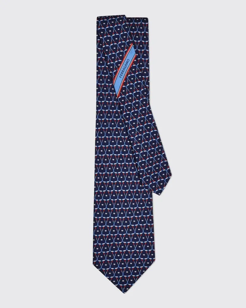 Ferragamo Schal herren Blau