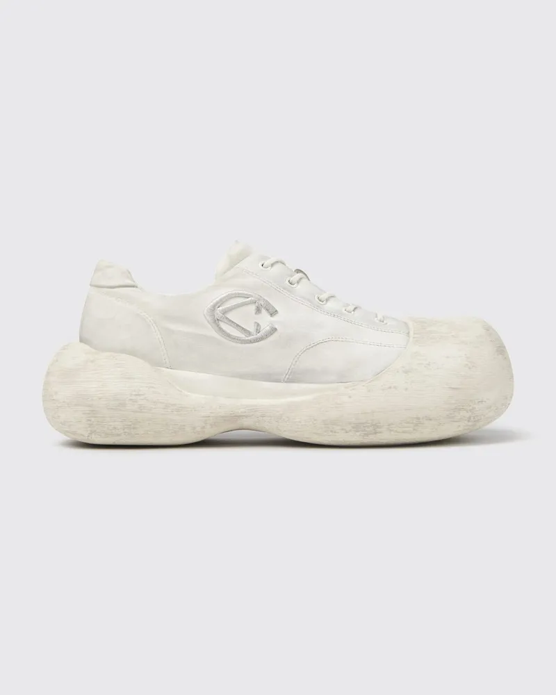 Camper Low-Top-Sneaker Caramba aus Funktionsstoff mit Logostickerei Weiß