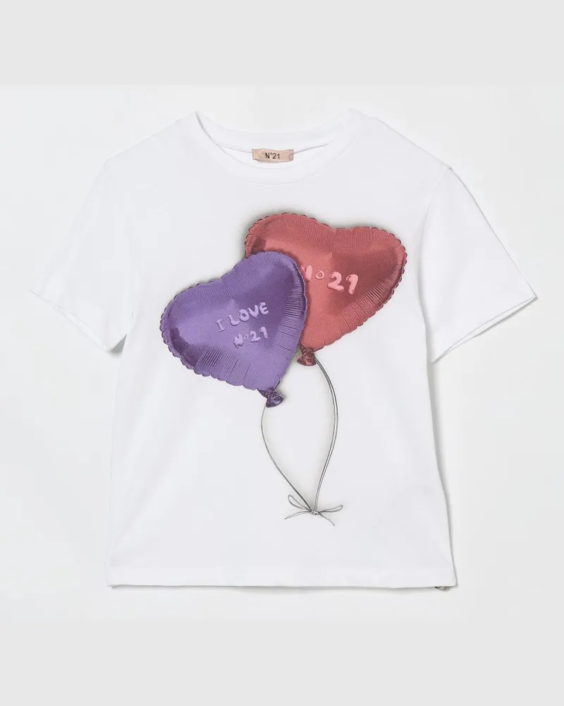 N° 21 T-shirt kinder Weiß