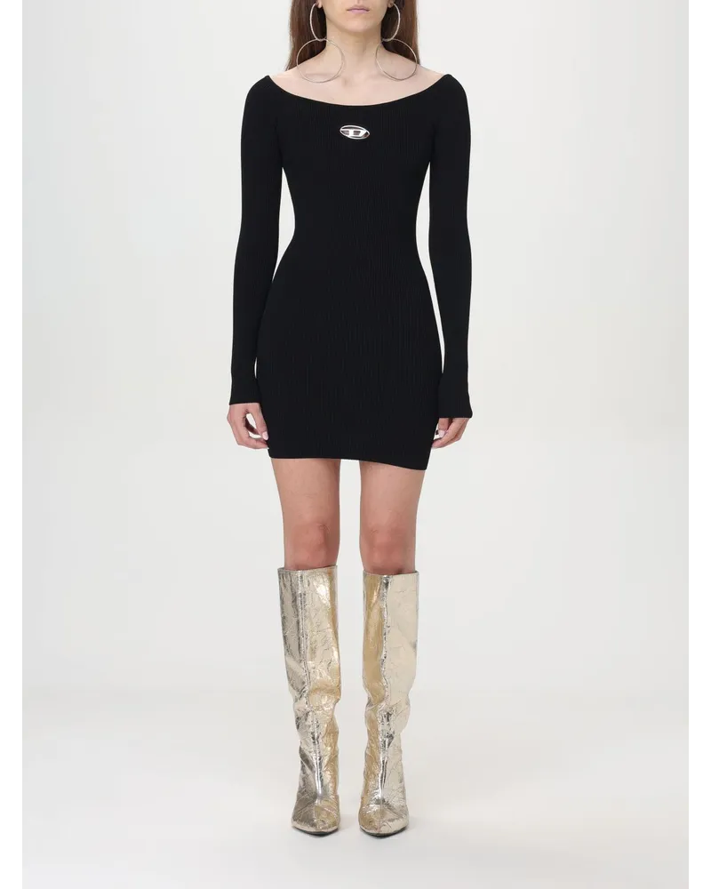 Diesel Kleider damen Schwarz