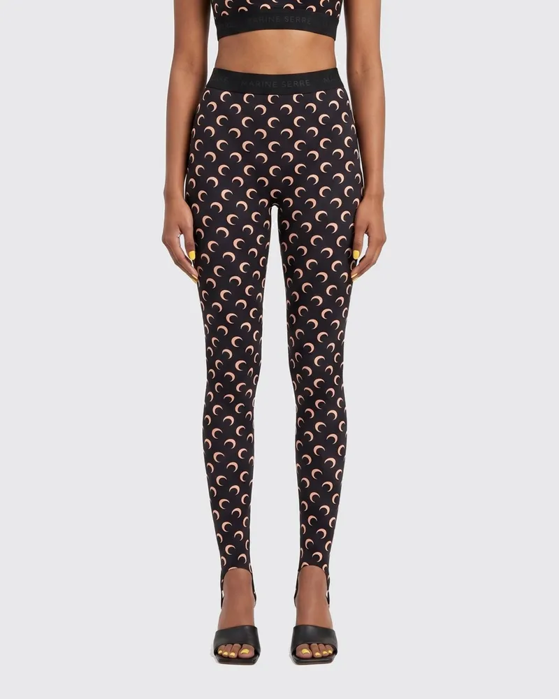 Marine Serre Hose damen Schwarz