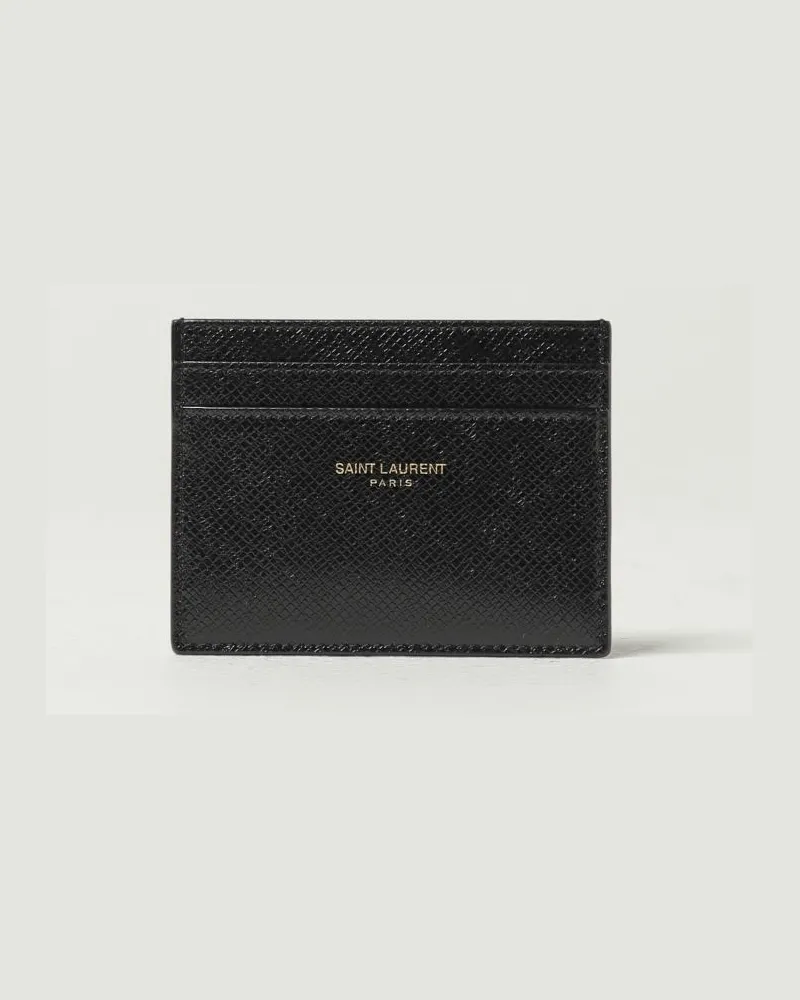 Saint Laurent Portmonnaie herren Schwarz